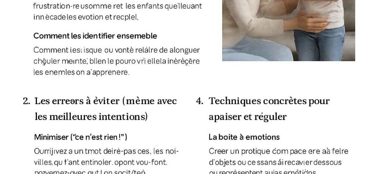 Comment aider son enfant à gérer ses émotions - Coach Parental